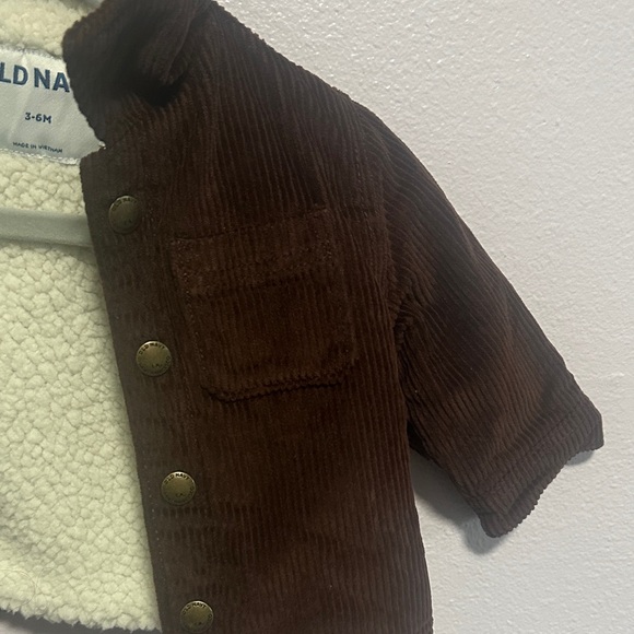 Old Navy Dark Brown Kids Fleece Lined Jacket - Picture 6 of 8